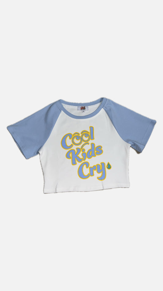 Cool Kids Cry - Blue Cropped